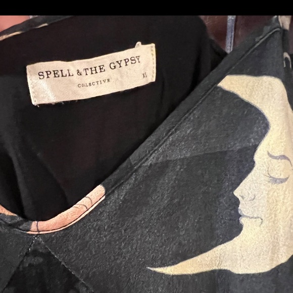 Spell Nightingale Slip Dress Black Charcoal size XS - Picture 11 of 11